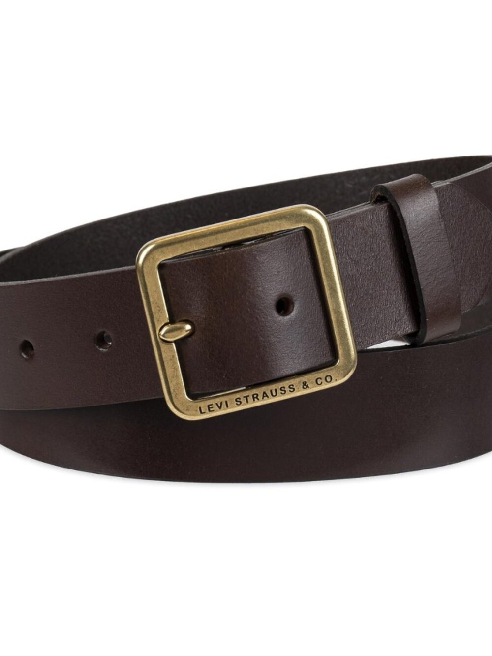 Levi's Women's Casual Leather Belt With Square Buckle – Stylish Jeans & Dress